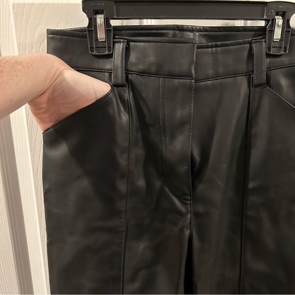 H&M Faux Leather Pants | Size 4 - Picture 4 of 7